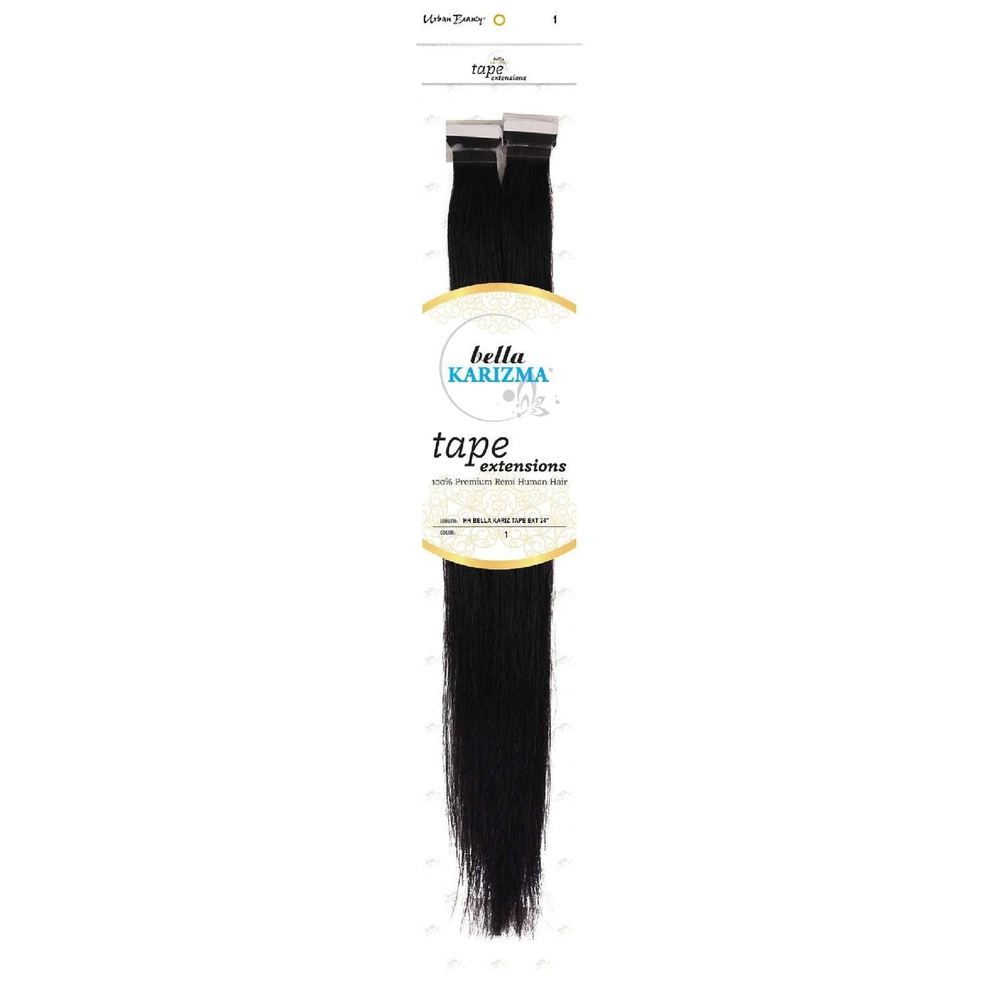 Human Hair Bella Karizma Tape Hair Extension 24 Inch 1