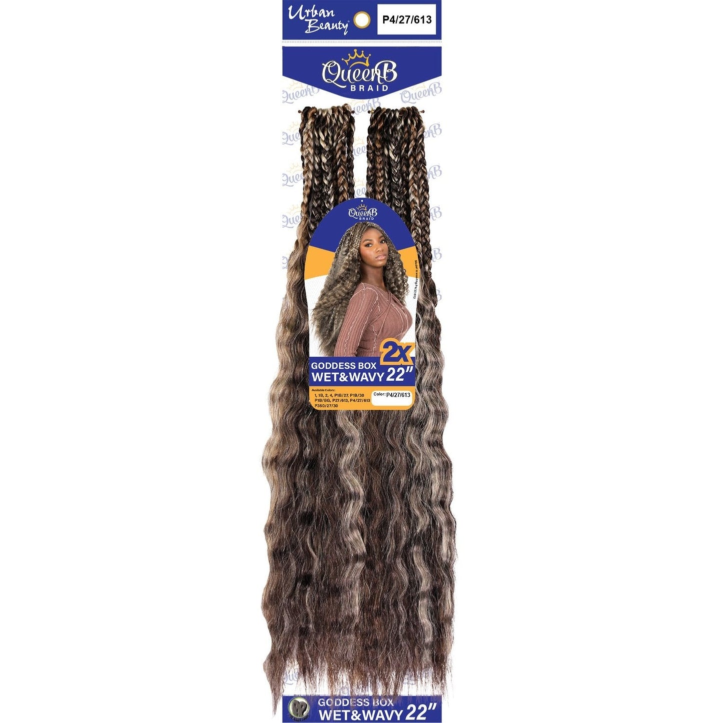 Queen B Goddess Box Braids Wet & Wavy - 22"